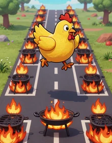 Chicken Road von Spribe - Lustiges H&uuml;hnchen-Crash-Game mit steigenden Multiplikatoren