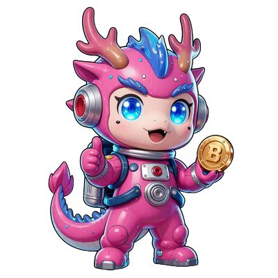Dragonia Casino Drachen-Maskottchen im futuristischen Astronautenanzug mit Kasino-Coin